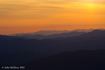 Sunrise at Clingmans Dome
